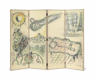 Marc Chagall - Paravent
