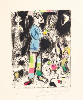 Marc Chagall - Paysan Au Violon (M. 551)