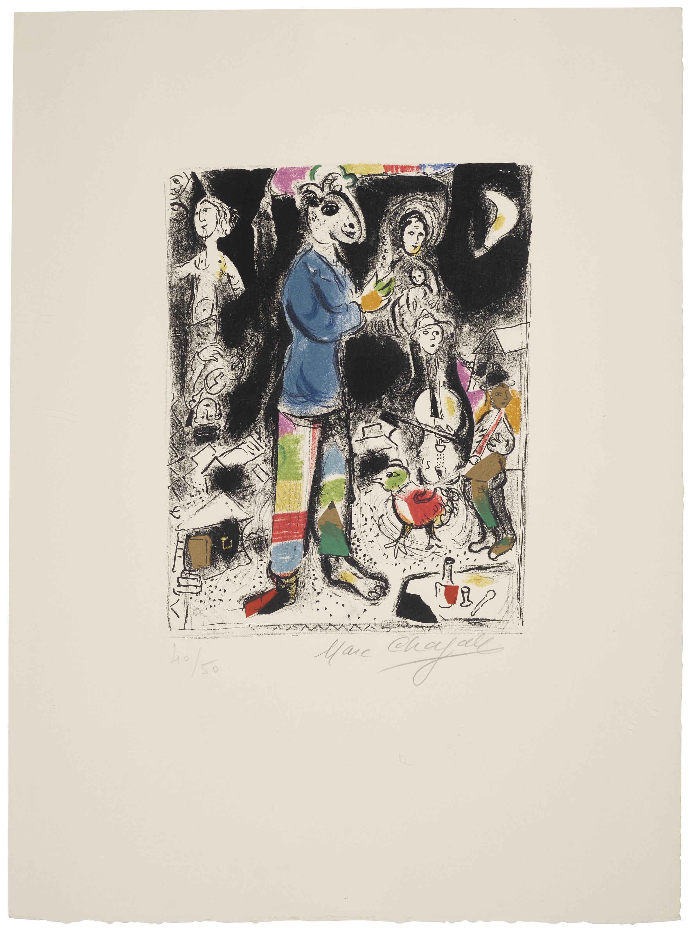 Marc Chagall - Paysan Au Violon (Peasant With A Violin)