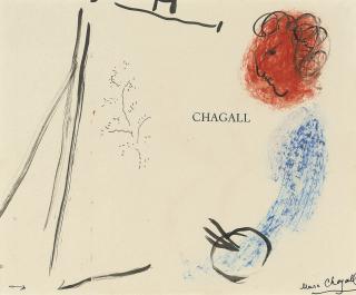 Marc Chagall - Peintre au visage rouge