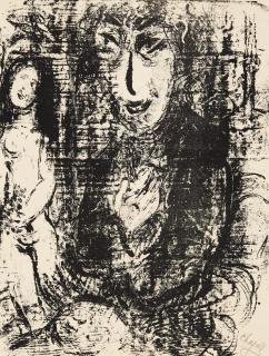 Marc Chagall - Peintre et modèle.