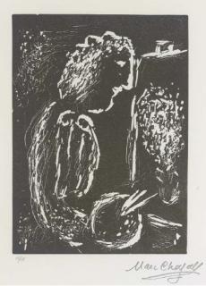 Marc Chagall - Plate 2, from Pour Vava (Cramer 139)