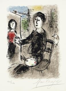 Marc Chagall - Robert Marteau, Les Ateliers de Chagall, Fernand Mourlot, Paris, 1976 (M. 899-902; C. books 101)