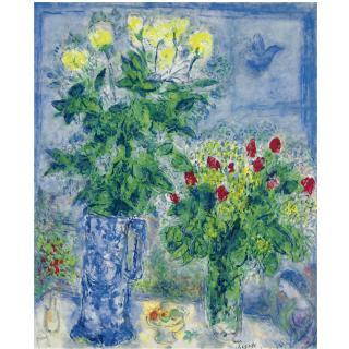 Marc Chagall - Roses Et Mimosas
