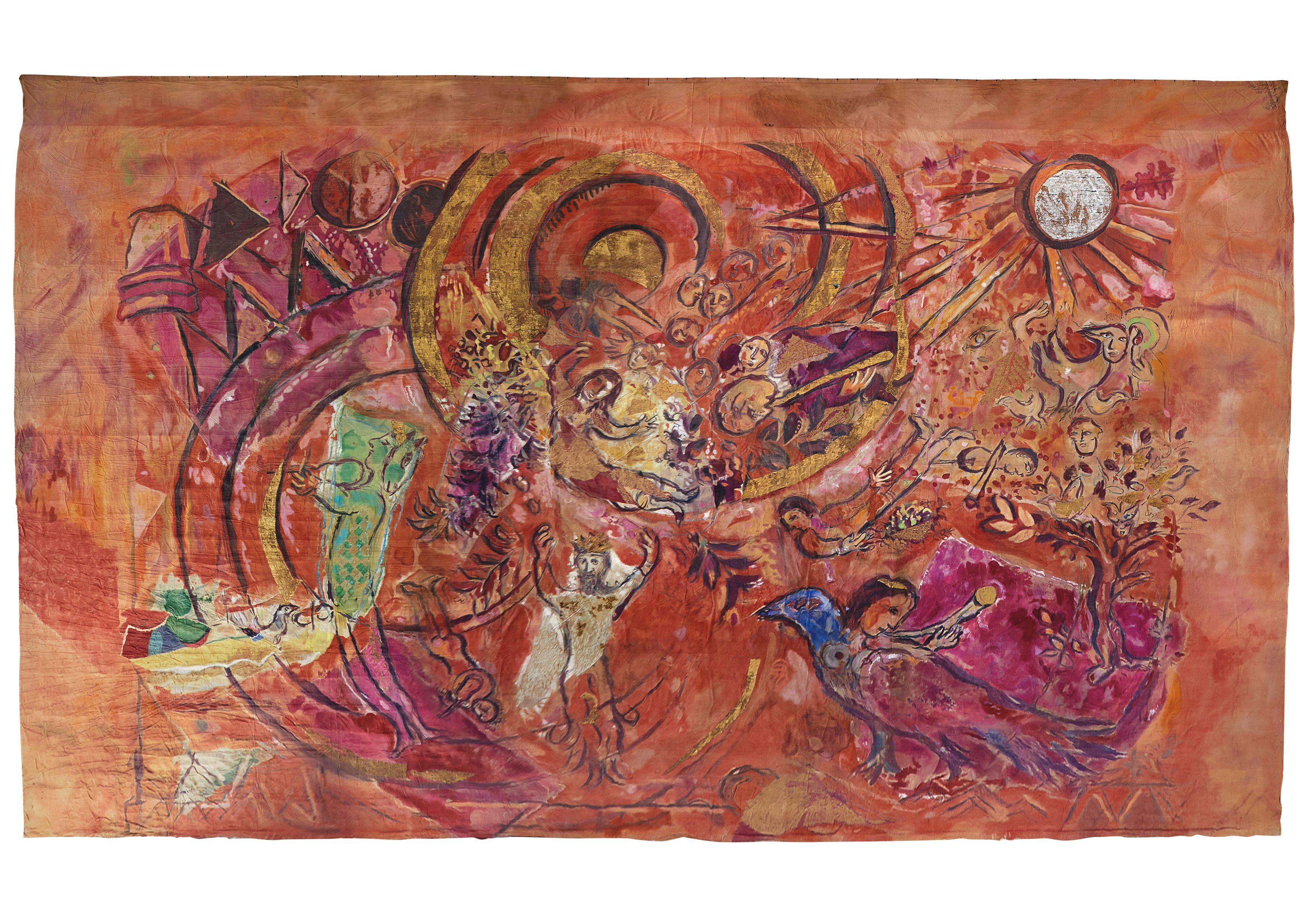 Marc Chagall - Stage curtain for Mozart\'s \'The Magic Flute\' (Finale)