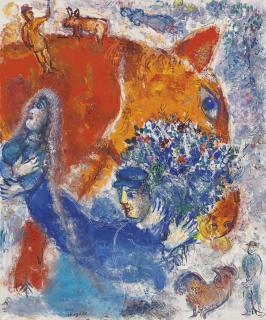 Marc Chagall - Tête de cheval