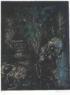 Marc Chagall - The Green Tree with Lovers (M. 959)