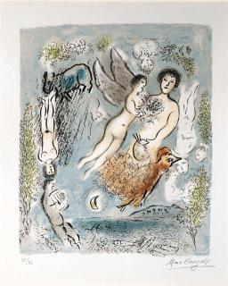 Marc Chagall - The Island of Poros (Mourlot 963)