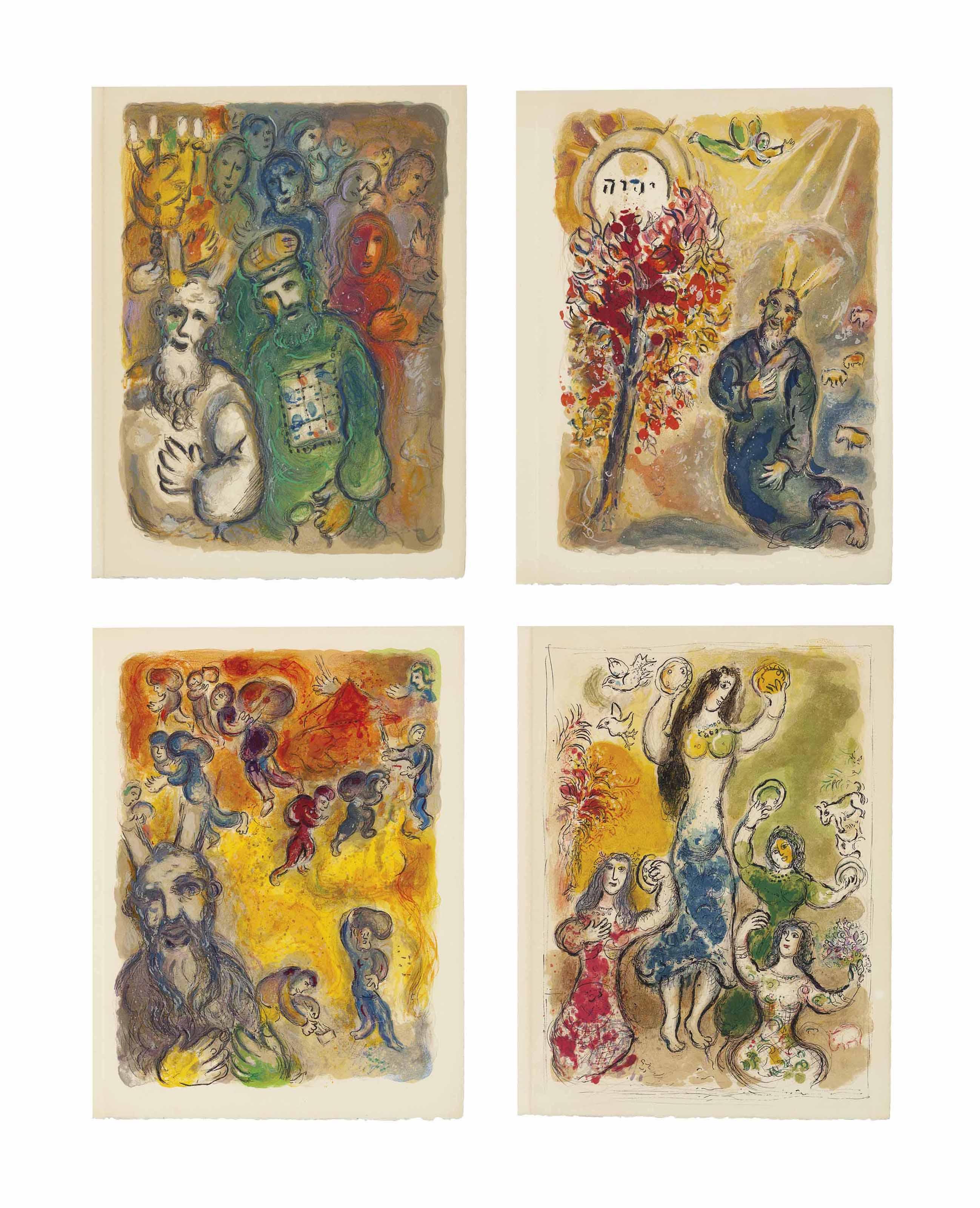 Marc Chagall - The Story of the Exodus, Léon Amiel, Paris and New York, 1966