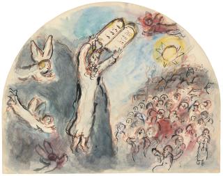 Marc Chagall - The Ten Commandments
