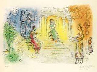 Marc Chagall - Ulysse Chez Alcinoüs (M. 791; See C. Bks 96)