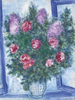 Marc Chagall - Vase de fleurs