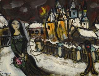 Marc Chagall - Village Sous La Neige