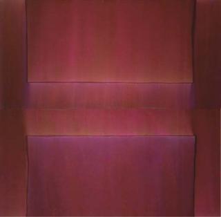 Marc Devade - Grand Diptyque Rouge