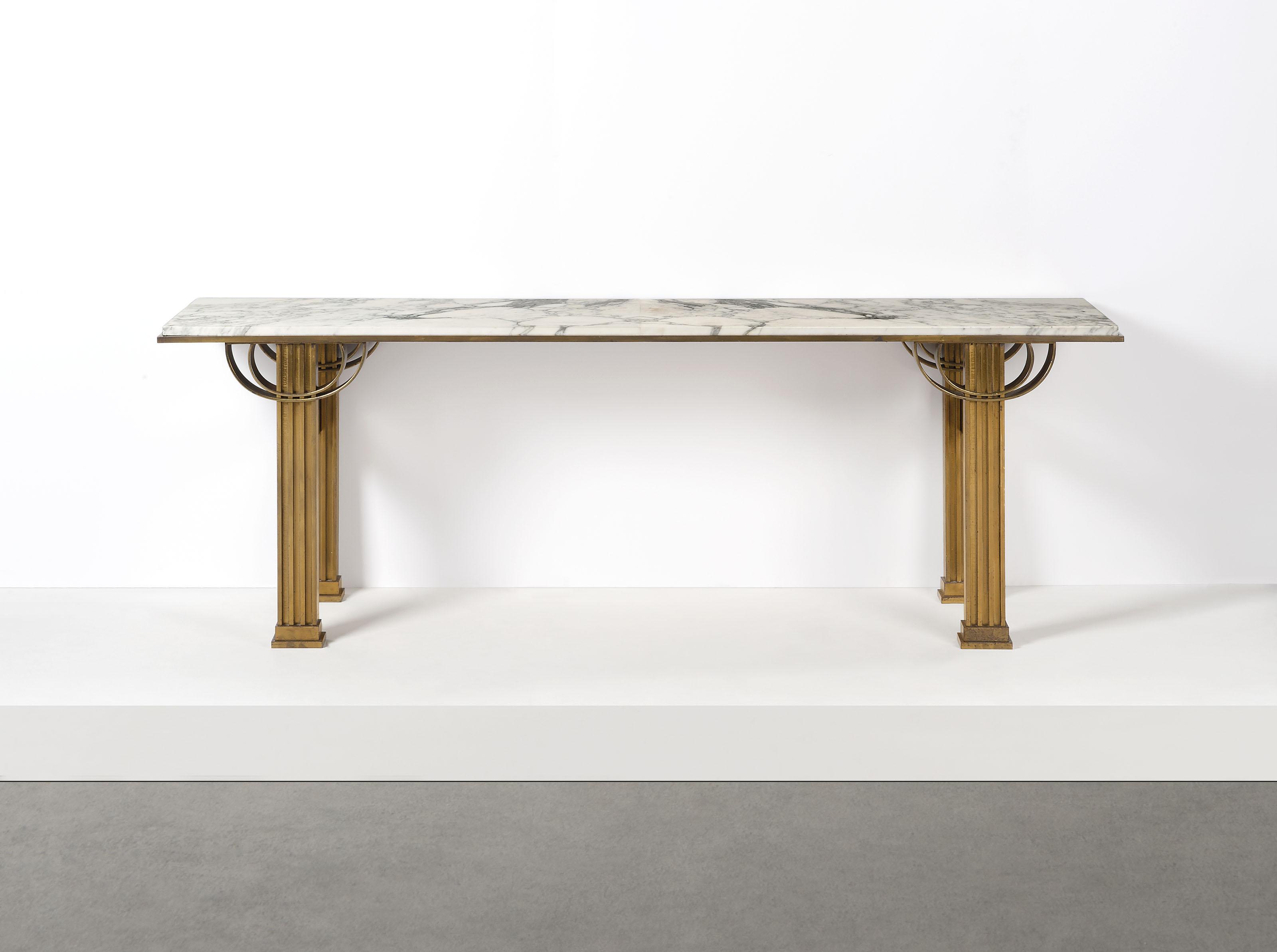 Marc Du Plantier - A Rare and Important \'Lotus\' Console