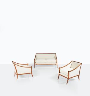Marc Du Plantier - Sofa And Two Armchairs [Salon Avec Un Canapé Et Deux Fauteuils]