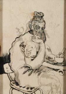 Marc Gröszer - Selbstbildnis als Smutje.