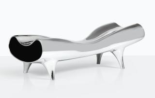 Marc Newson - Unique Black Orgone Stretch Lounge  [Unique Orgone Stretch Lounge Noire]