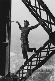 Marc Riboud - The Painter of the Eiffel Tower, Paris, 1953