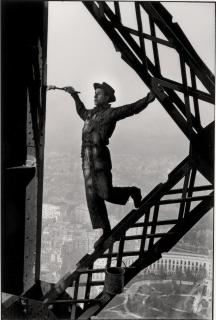 Marc Riboud - The Painter of the Eiffel Tower, Paris, 1953