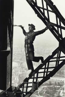 Marc Riboud - The Painter of the Eiffel Tower, Paris, 1953