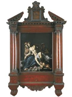 Marcantonio Bassetti - The dead Christ supported by the Virgin and Mary Magdalen