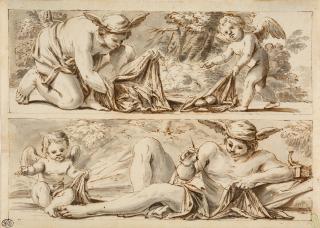 Marcantonio Franceschini - Merkur und Cupido.