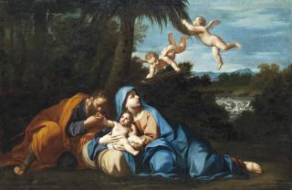 Marcantonio Franceschini - Rest during the Flight into Egypt