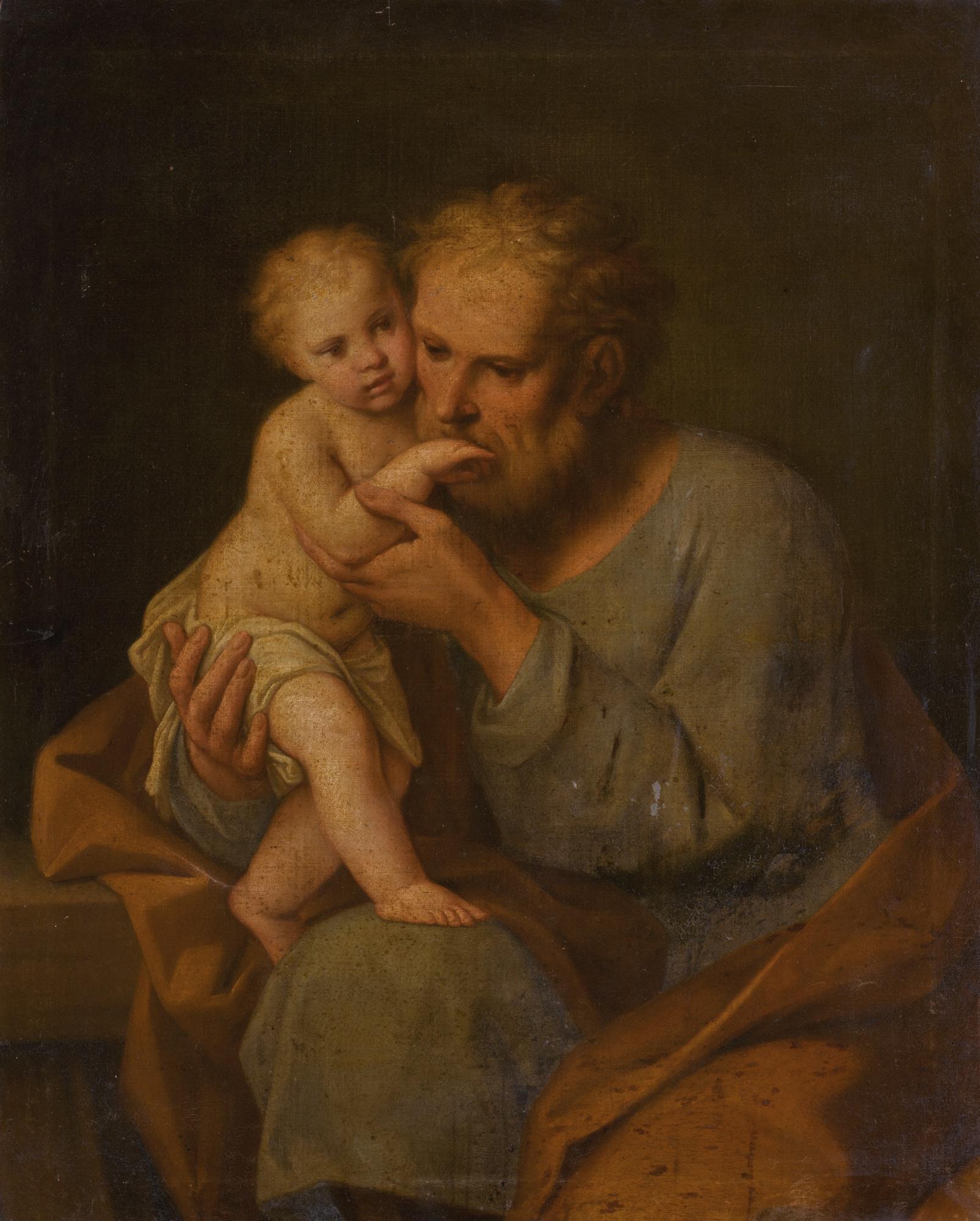 Marcantonio Franceschini - Saint Joseph With The Christ Child