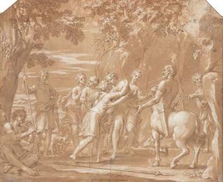 Marcantonio Franceschini - Thétis confiant le jeune Achille au centaure Chiron