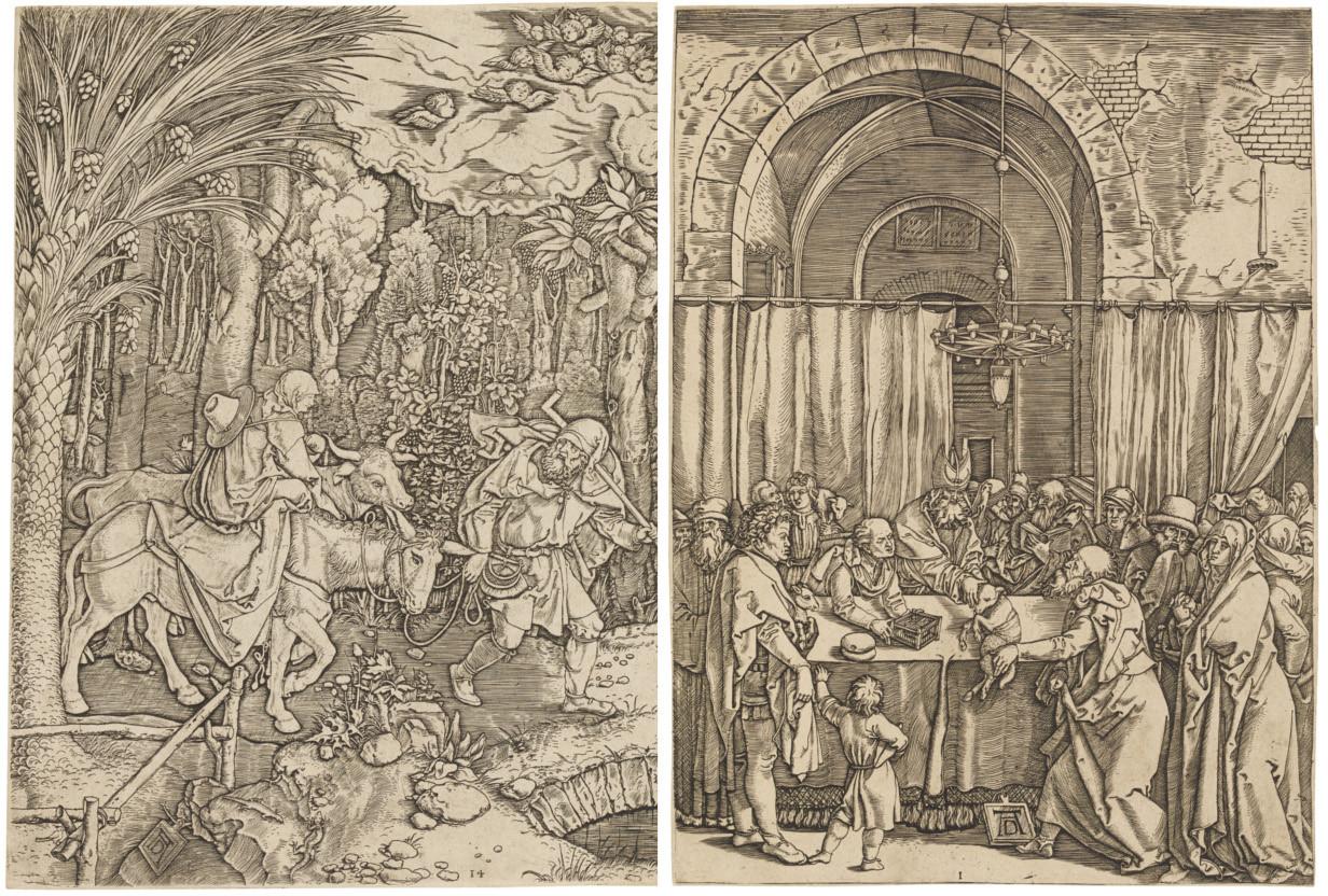 Marcantonio Raimondi - Das Marienleben.