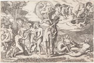 Marcantonio Raimondi - Das Urteil des Paris