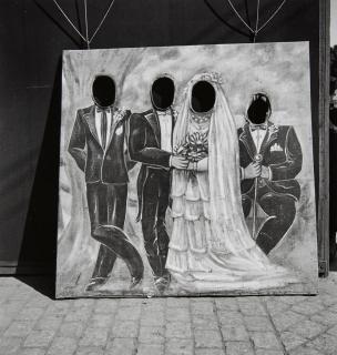 Marcel Bovis - Stand de Fête Foraine: Le Panneau du Photographe