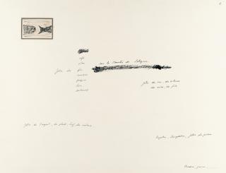 Marcel Broodthaers - 2 Bll.: „Jeter du café/citron/fer (…) sur le Marché de Cologne“