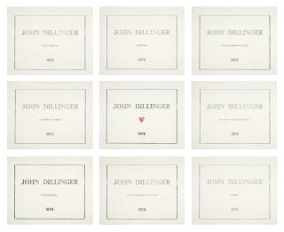 Marcel Broodthaers - Culture Internationale, John Dillinger 