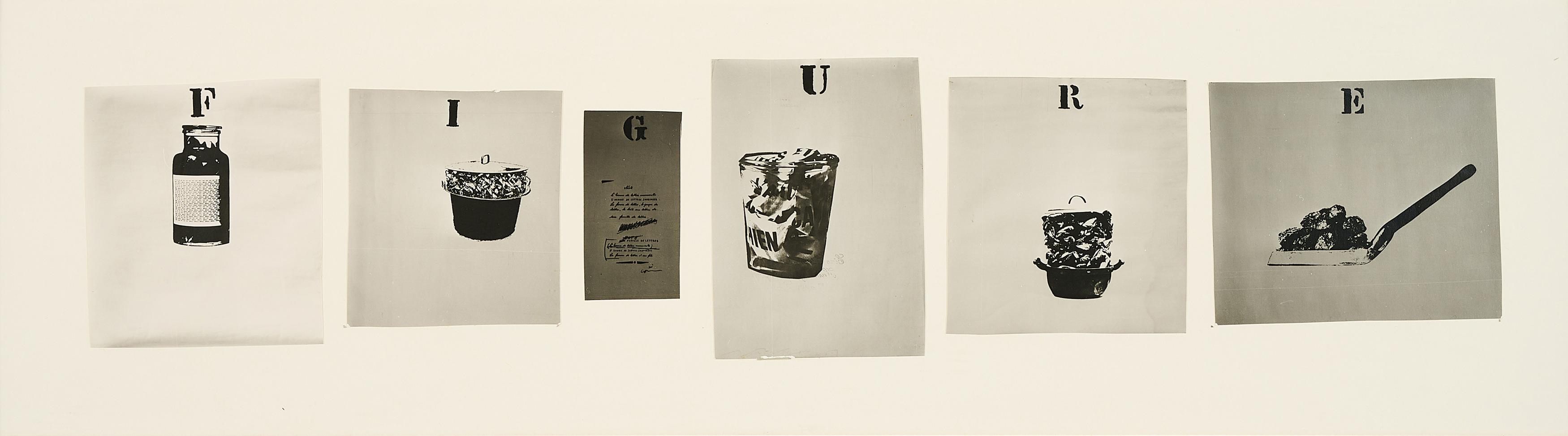 Marcel Broodthaers - Figure 1968/74.