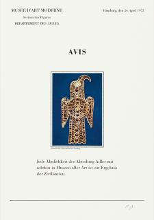 Marcel Broodthaers - Folge von 6 Bll.: Six Lettres ouvertes Avis.