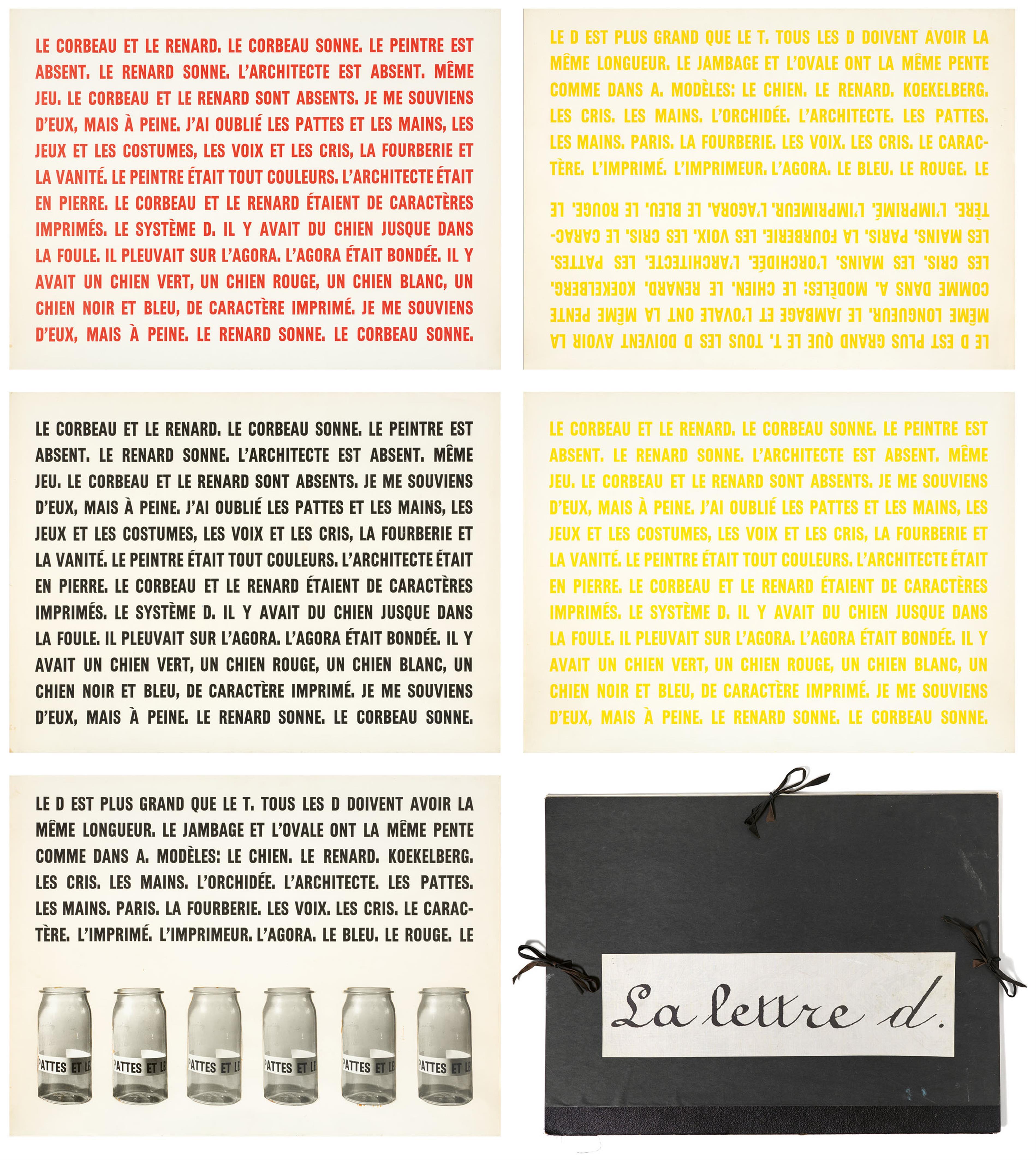 Marcel Broodthaers - La Lettre d.
