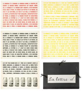 Marcel Broodthaers - La Lettre d.