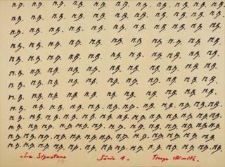 Marcel Broodthaers - La Signature Série 1 Tirage illimité (The Signature Series 1 Unlimited Draw)