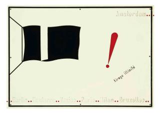Marcel Broodthaers - Le Drapeau Noir (The Black Flag)