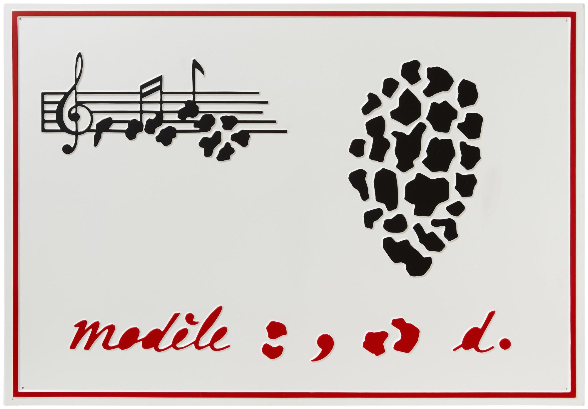 Marcel Broodthaers - Modèle (Charbon)