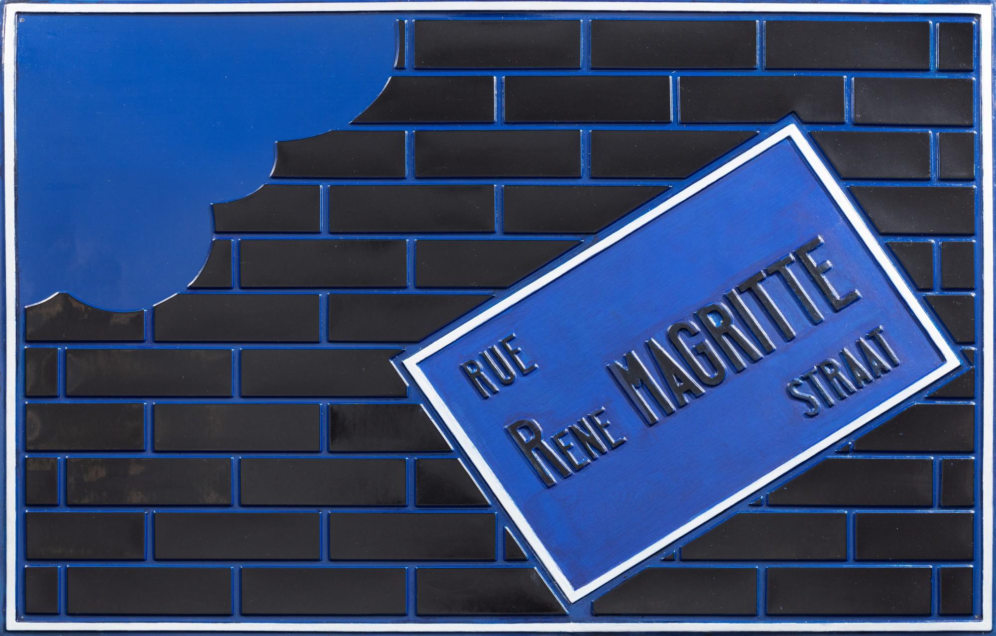 Marcel Broodthaers - Rue René Magritte Straat