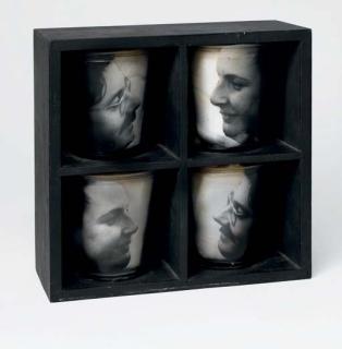 Marcel Broodthaers - Sans titre (Portraits de Pierre et Jeanine Restany)