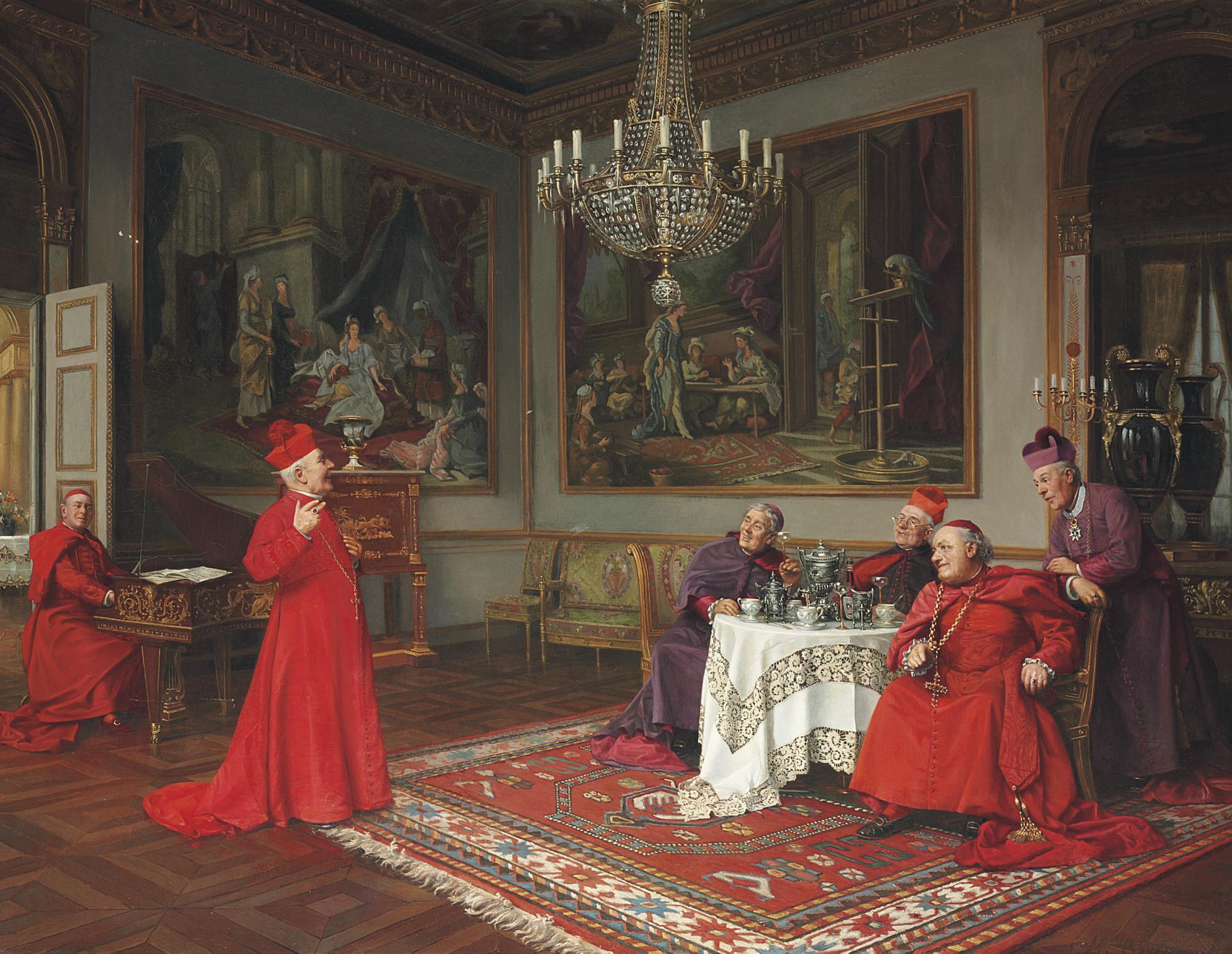 Marcel Brunery - La fête des cardinaux