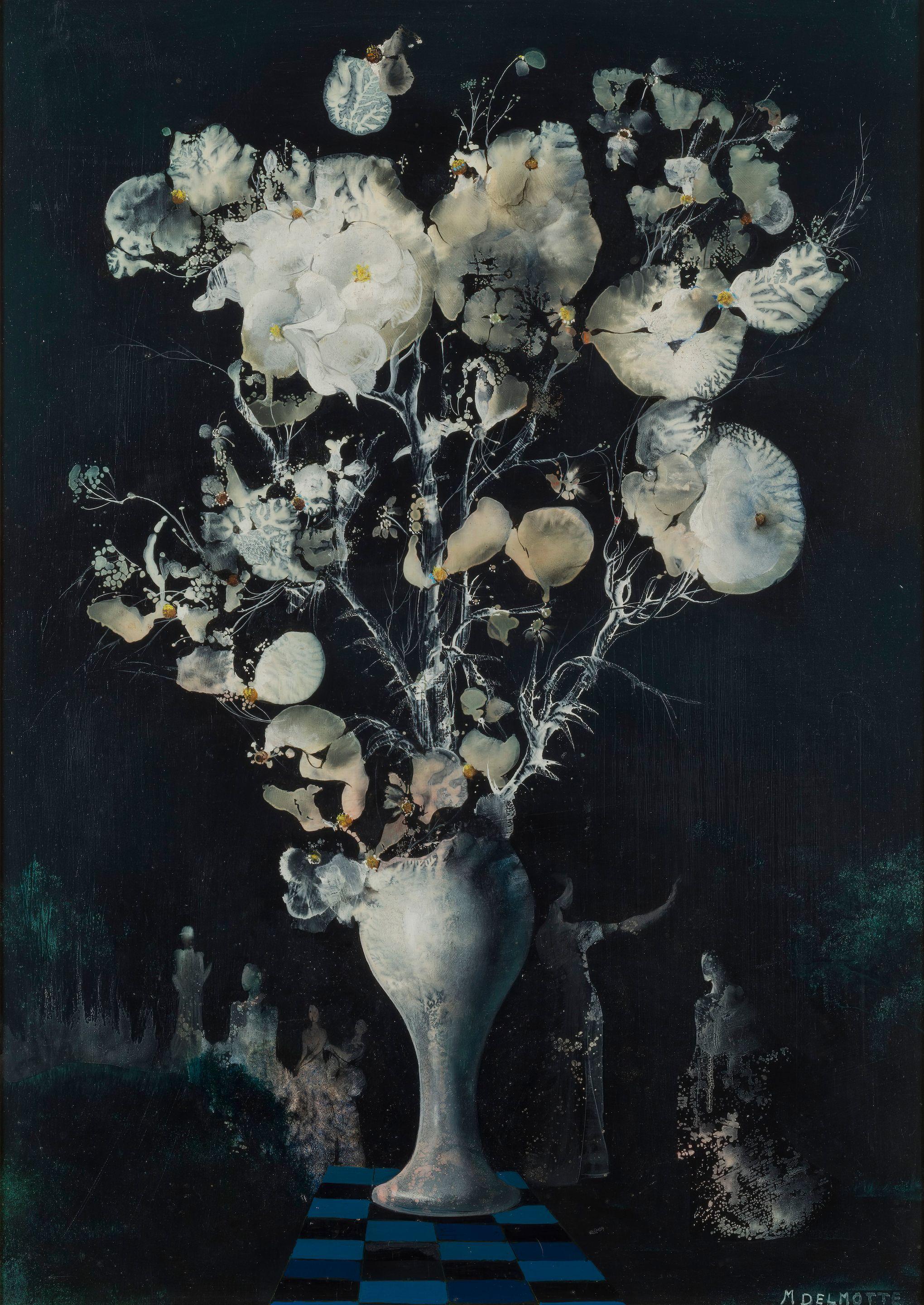 Marcel Delmotte - Fleurs surréalistes (Fleurs nr 27)