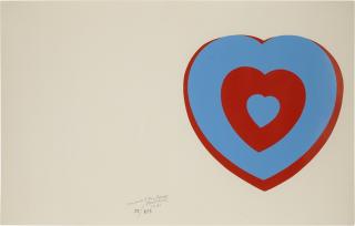 Marcel Duchamp - Coeurs Volants (Fluttering Hearts) (Schwartz 446C)