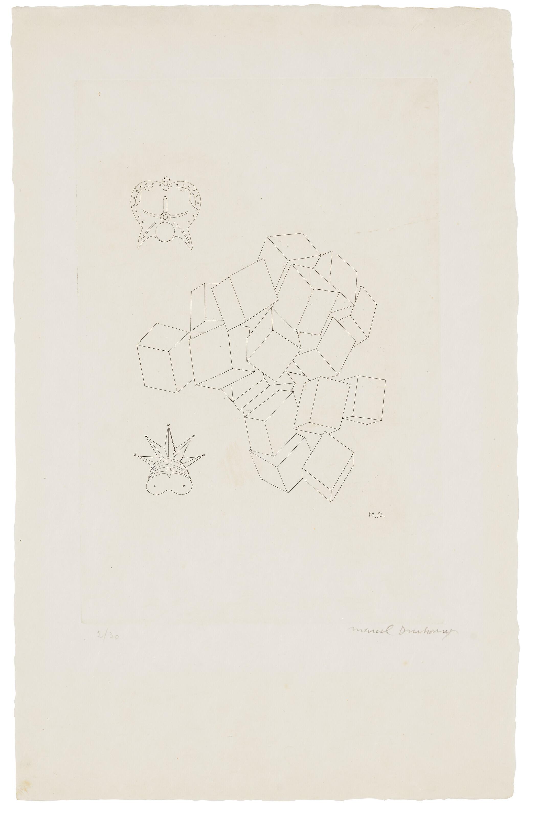 Marcel Duchamp - King and Queen