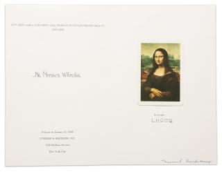 Marcel Duchamp - L.H.O.O.Q. Shaved (Schwarz 615)