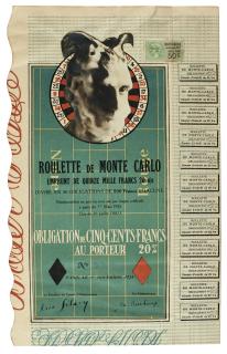 Marcel Duchamp - Monte Carlo Bond (No. 22)
